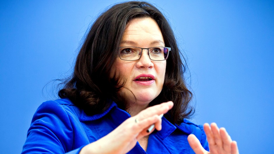 ministerka práce Nahles