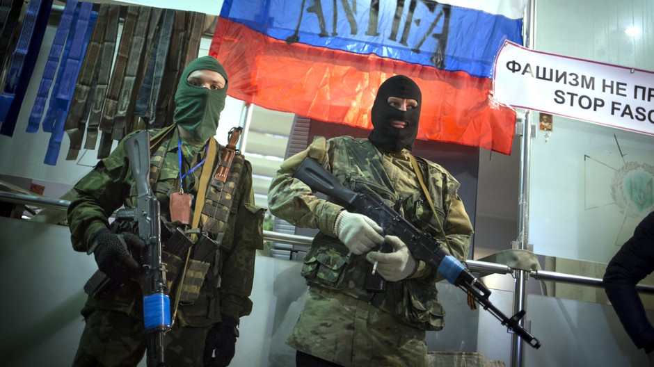 Proruskí separatisti na Ukrajine