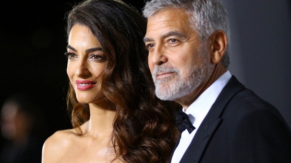 Amal Clooney s manželom