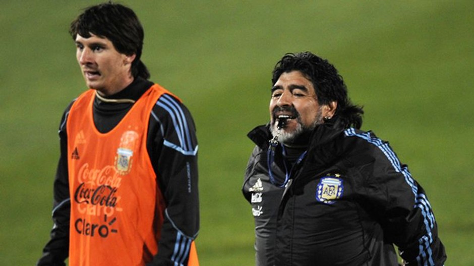 Maradona a Messi