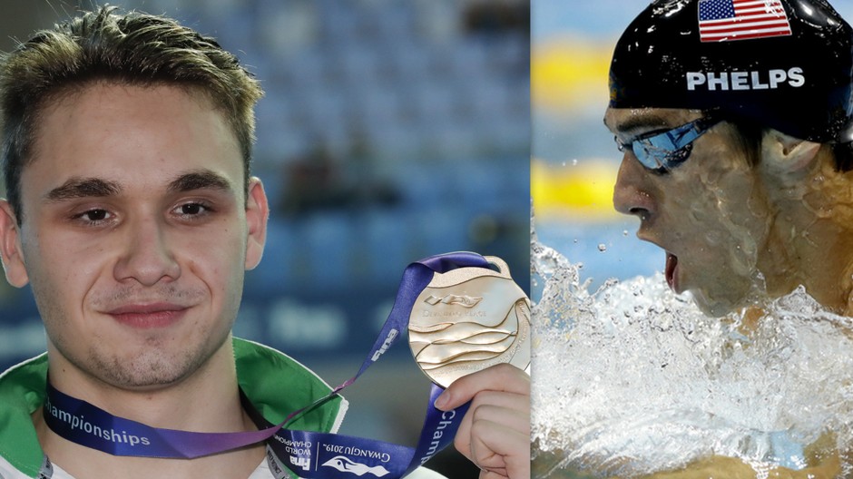  Kristof Milak a Phelps 