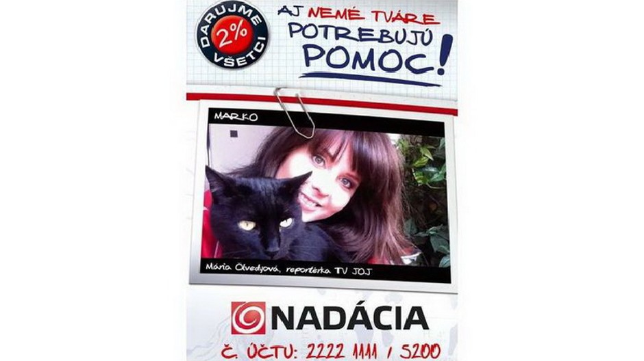 Nadácia TV JOJ: Aj nemé tváre potrebujú pomoc