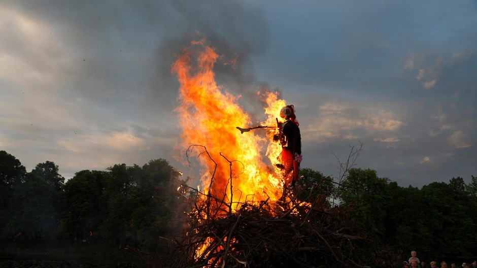 Čarodejnica, upálenie, žena, oheň