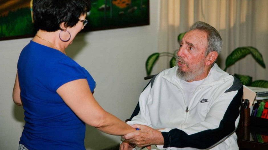 Fidel Castro a vedecka pracovnicka