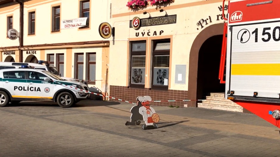 bomba v centre Rajca