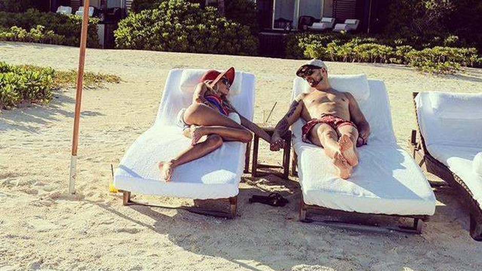 Tomáš Tatar a Lucia Slaninková