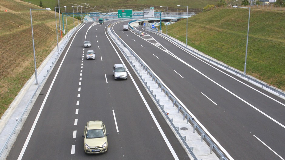 diaľnica kamión/ilustračná