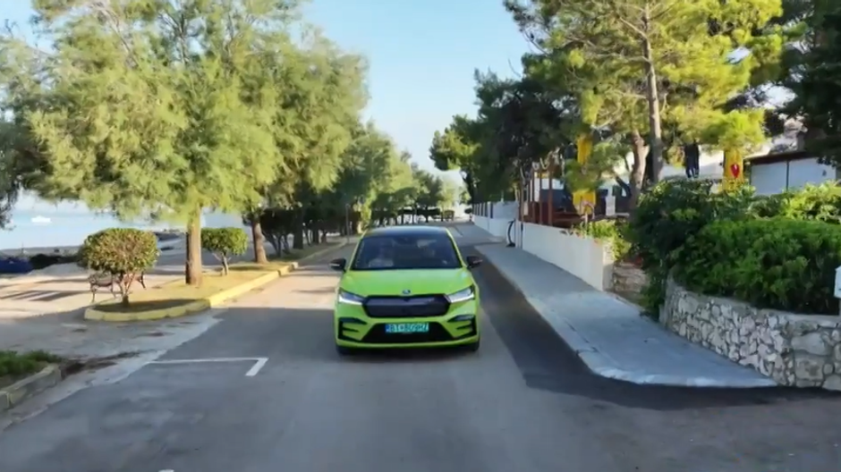 škoda enyaq elektromobilom na jadran