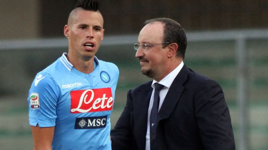 Hamšík a Benitez