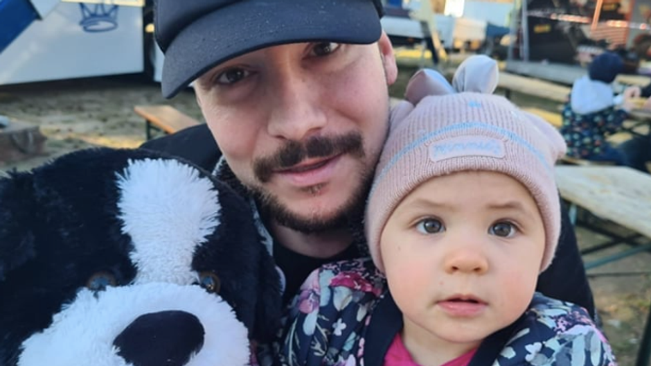 Bohuš Matuš s dcérkou Natynkou