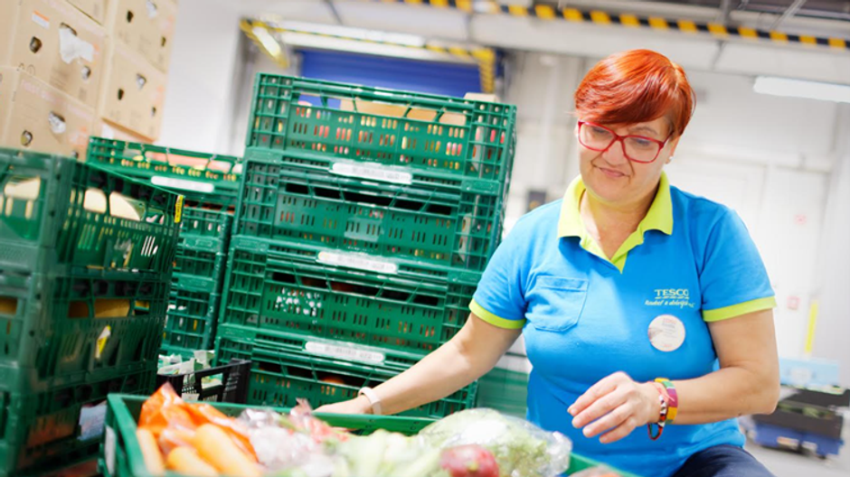 TESCO-darovanie potravin