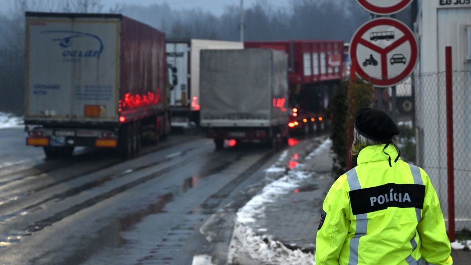 vyšné nemecké kolóny kamióny blokáda