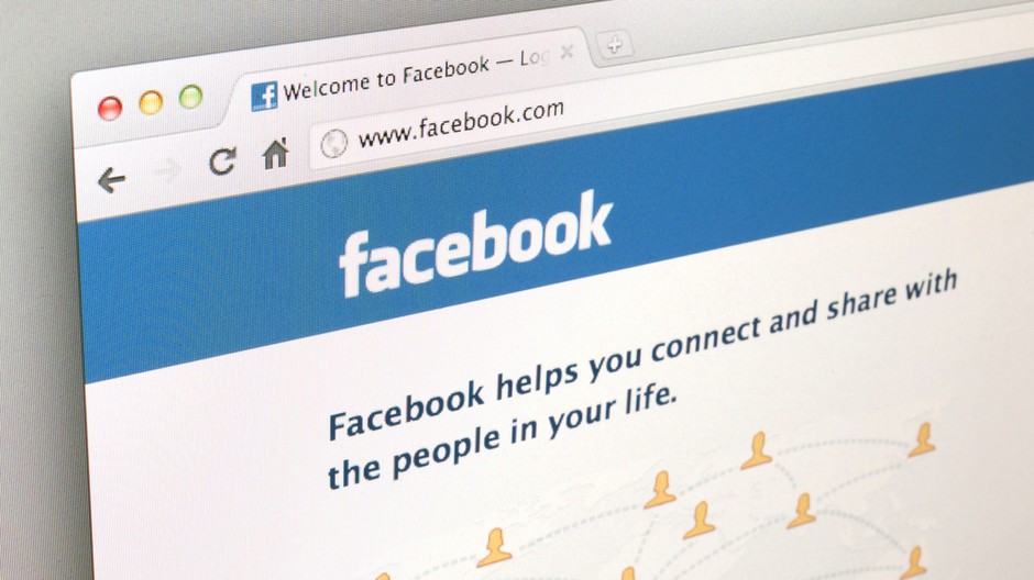 facebook úvodná stránka ilustračné foto