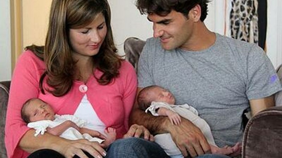 Federer s rodinkou