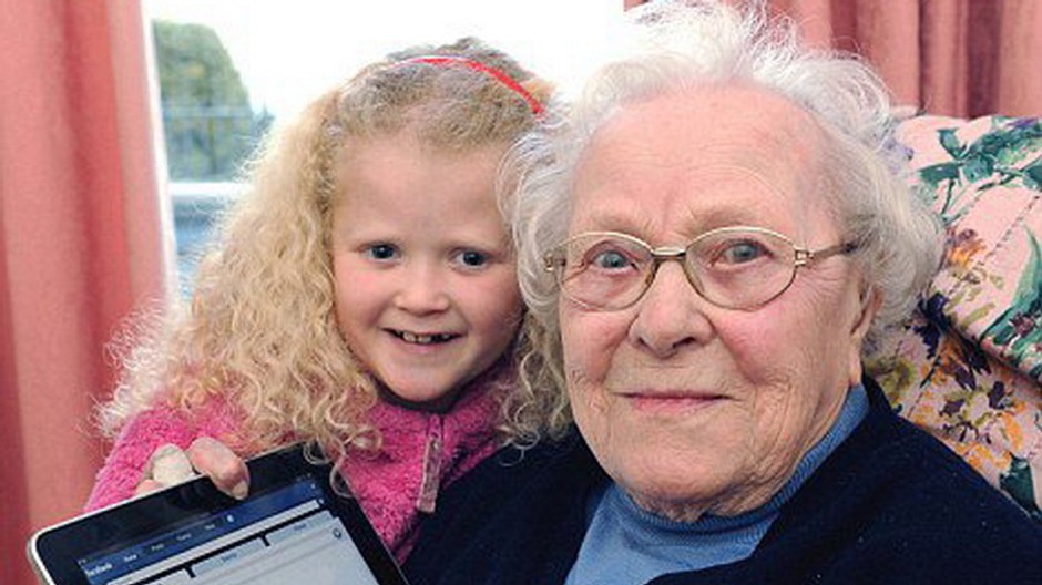 Najstaršia užívateľka Facebooku