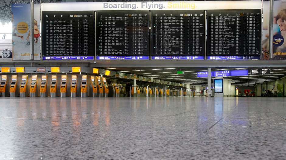 Frankfurt - letisková hala