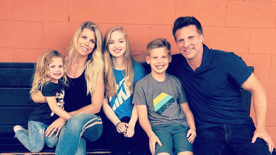 Steve Burton s rodinou