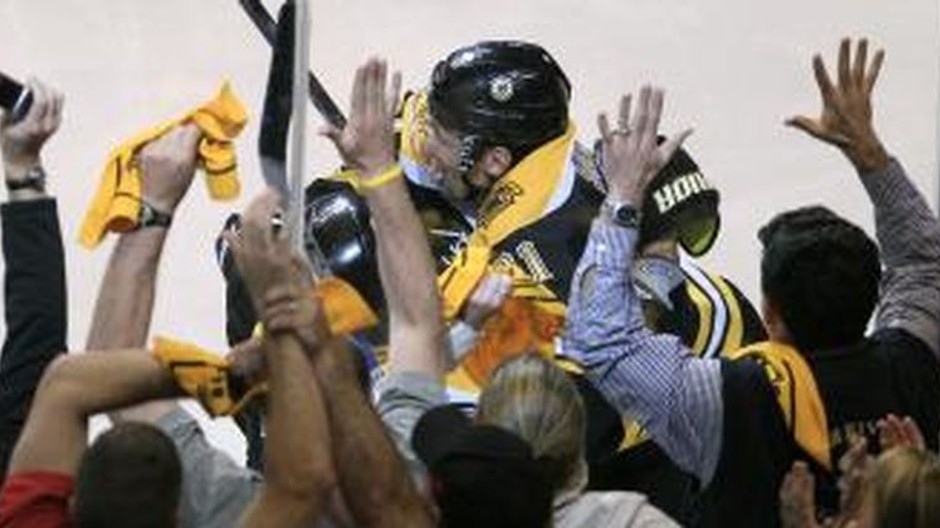 Šatan s fans po gole