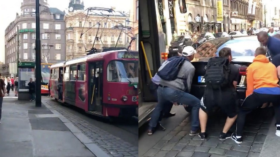 Kolaps dopravy v Prahe