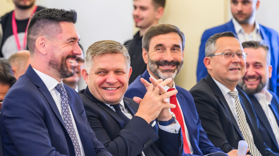 Richard Takáč Robert Fico Juraj Blanár Ladislav Kamenický Ľuboš Blaha