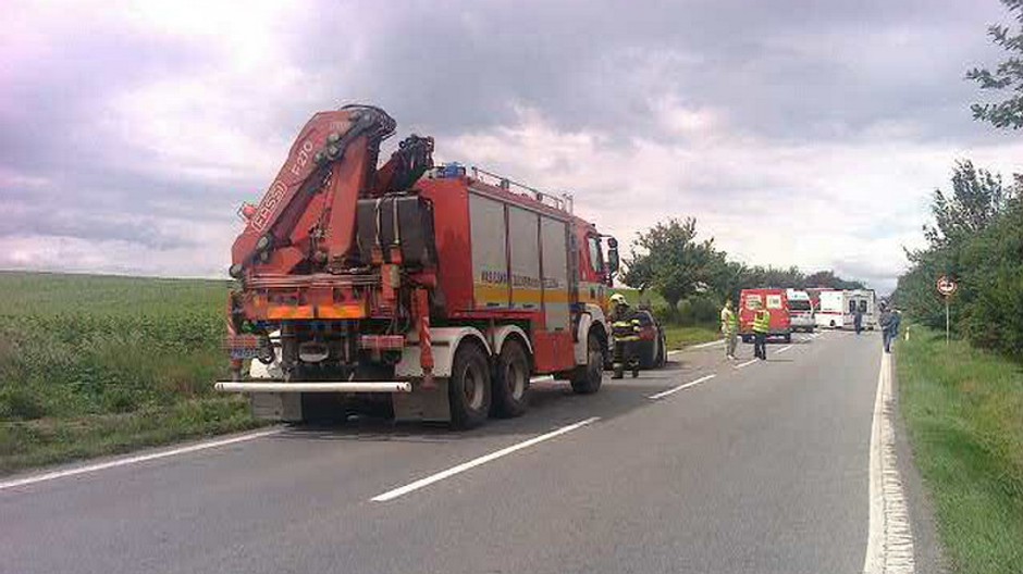 Nehoda pod Šarišským hradom, doprava skolabovala