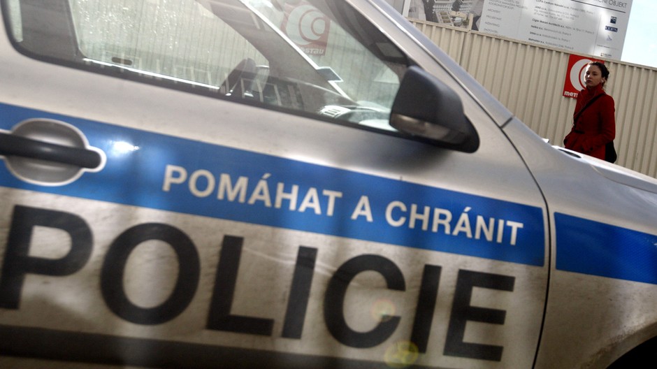 Polícia česká auto ilustračné foto