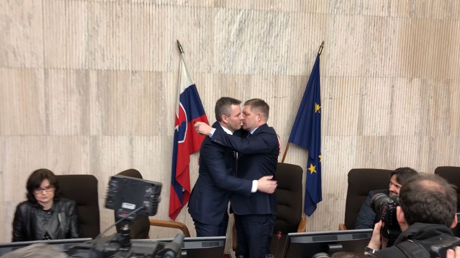 Peter Pellegrini a Robert Fico