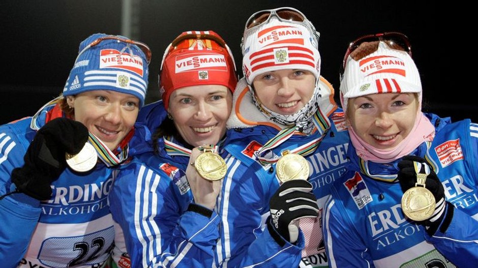 ruské biatlonistky majsterky sveta