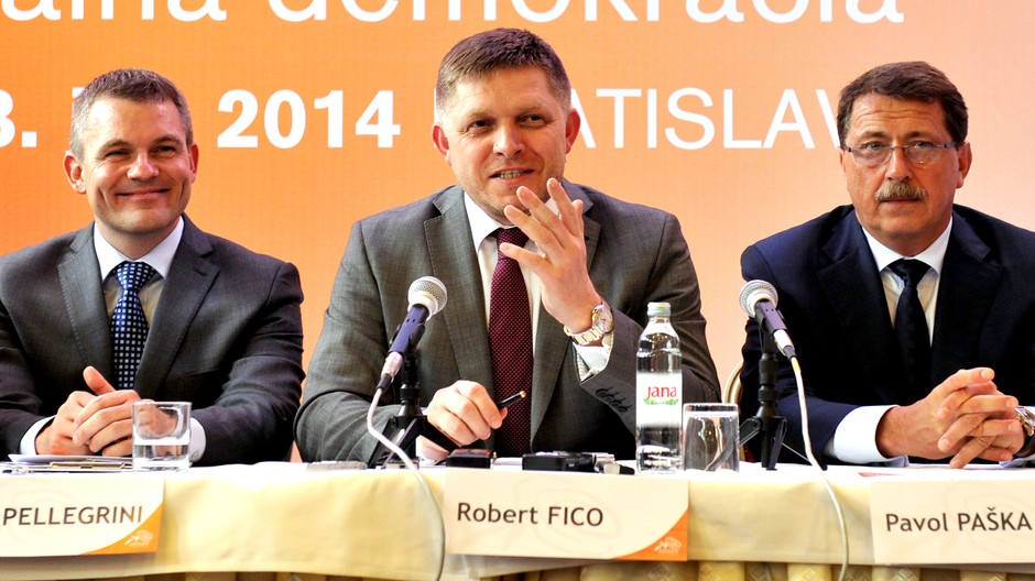 Strana Smer, Peter Pellegrini, Robert Fico a Pavol Paška