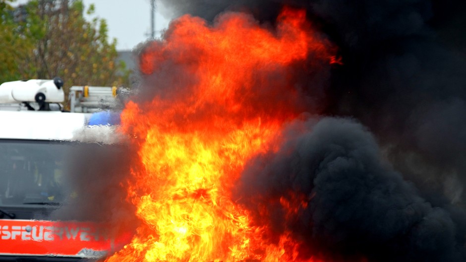 požiar hasiči ilustračné foto