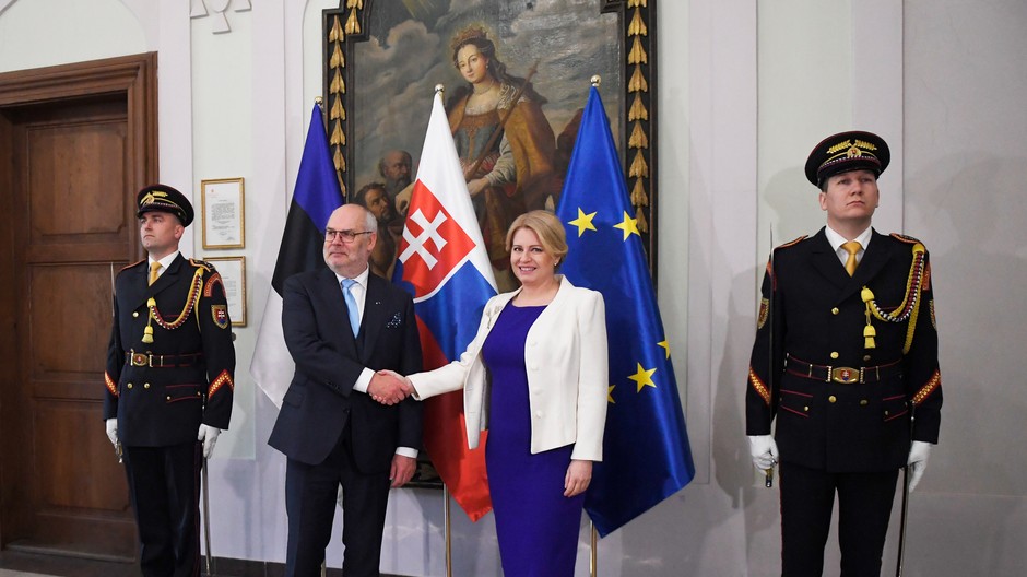 Estónsky prezident Alar Karis prišiel na oficiálnu návštevu Slovenska