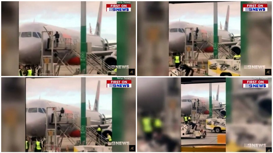 Muž chcel otvoriť dvere z vonku, zmeškal lietadlo