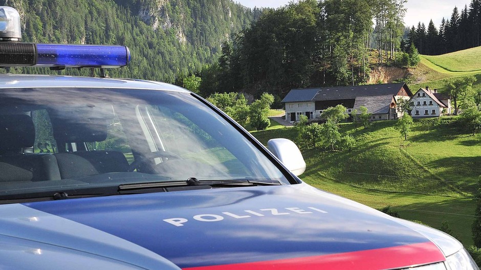 Rakúsko policajné auto