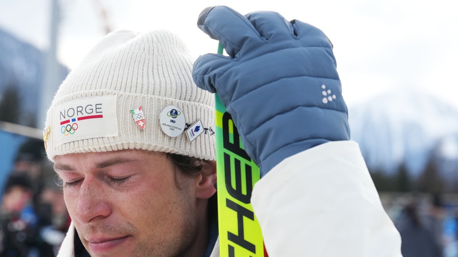 Nórsky biatlonista Sturla Holm Laegreid