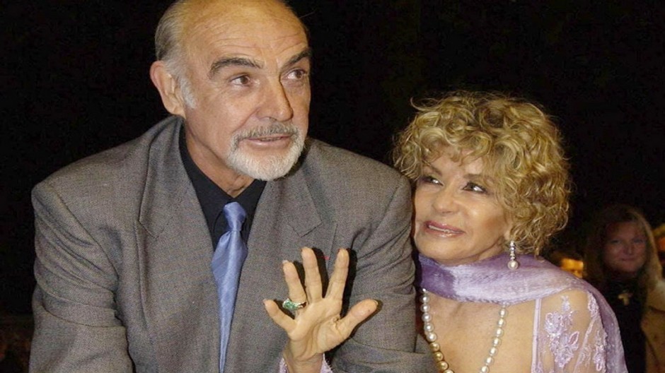 Sean Connery a jeho manželka Micheline