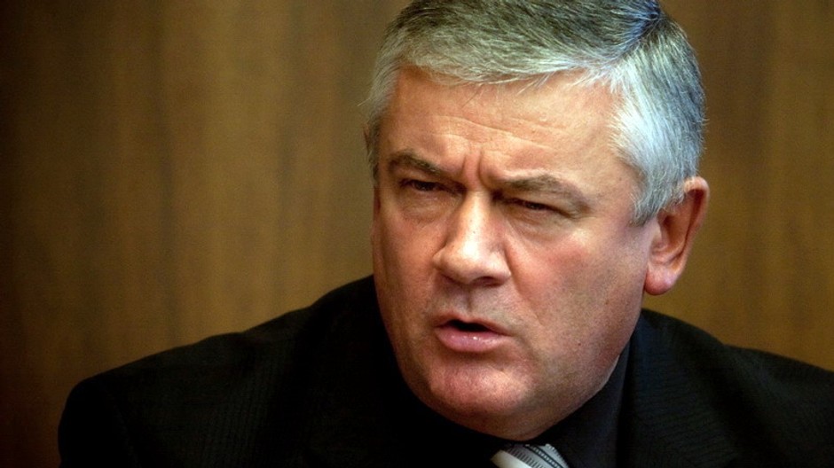 Ján Slota nahnevaný výraz tváre