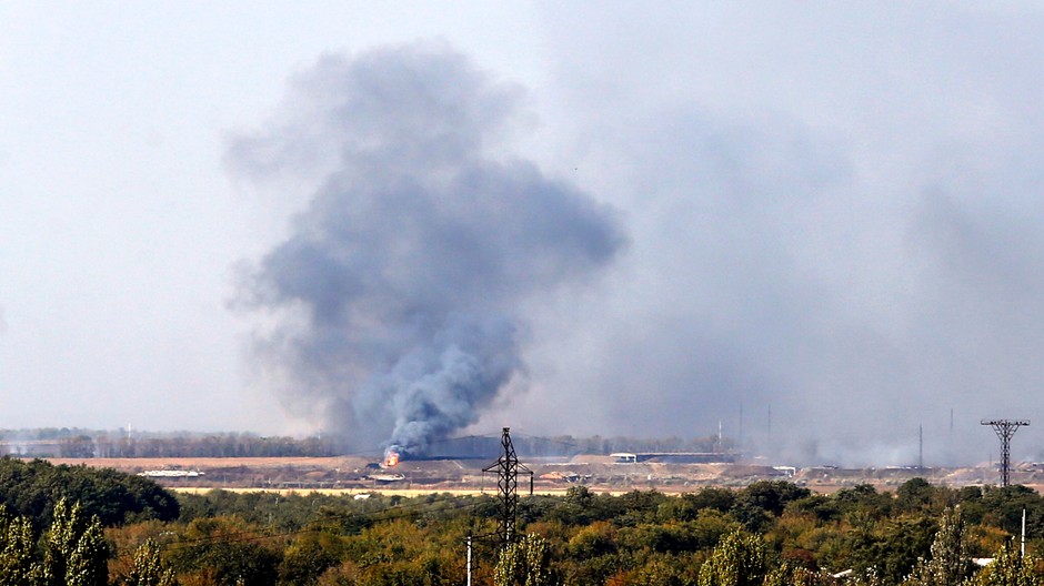 Doneck - výbuchy v továrni na zbrane 1