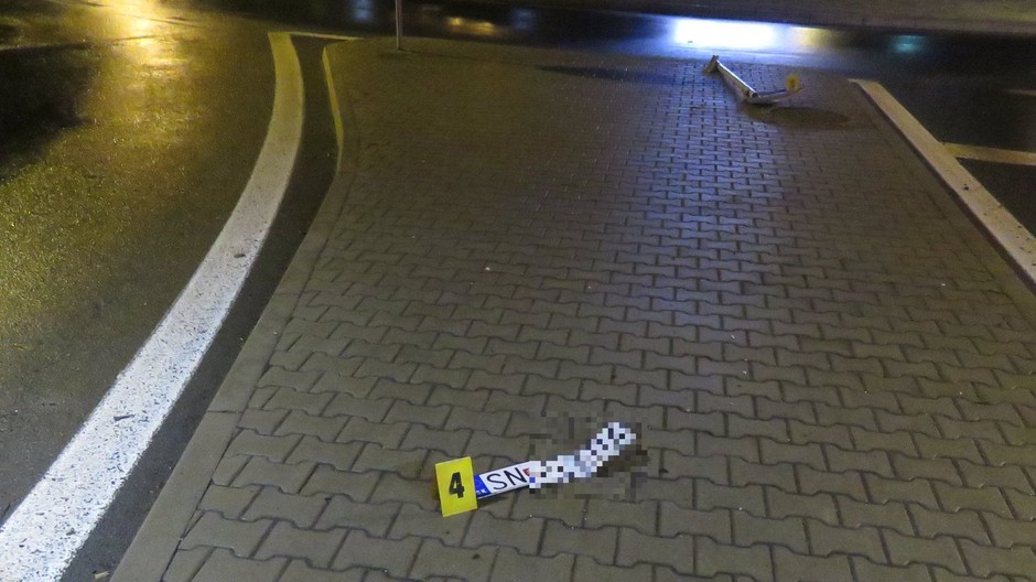Opitý vodič po nehode ušiel, zabudol si ale evidenčné číslo