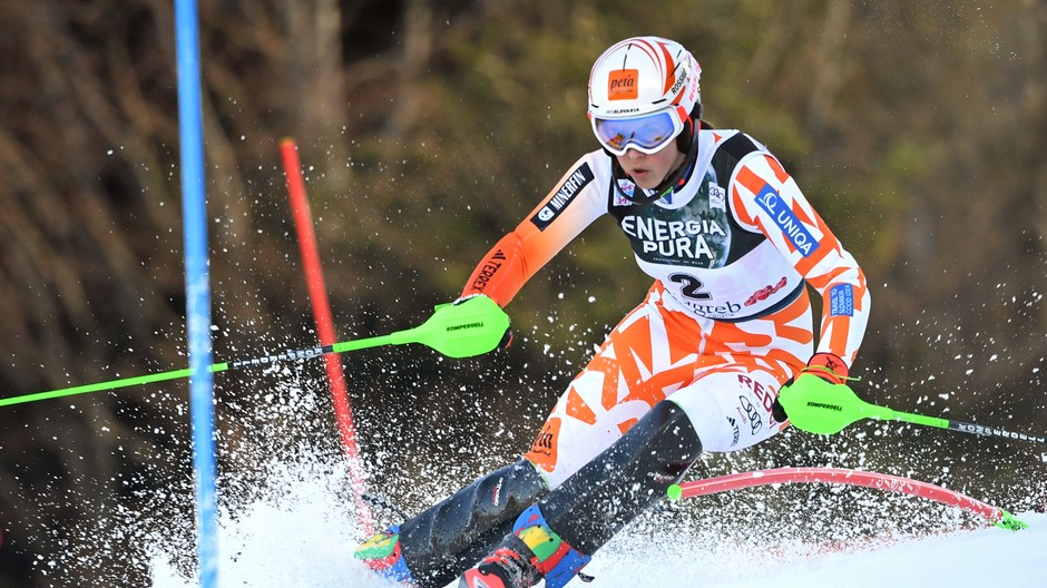 Petra Vlhová slalom žien Svetového pohára v alpskom lyžovaní