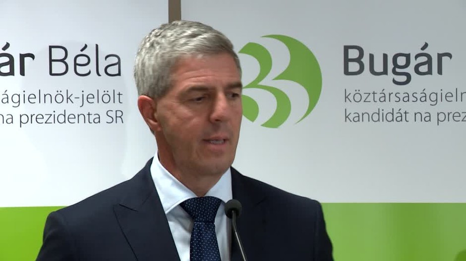 Predseda Most-Híd Béla Bugár ohlásil kandidatúru na post prezidenta2730
