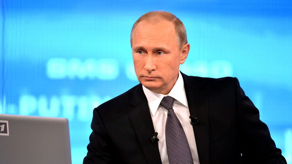 Vladimir Putin hovoril v ruskej televízii o Ukrajine