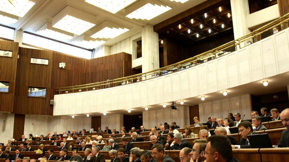 parlament SR z vnútra