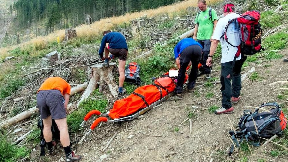 záchrana v Tatrách