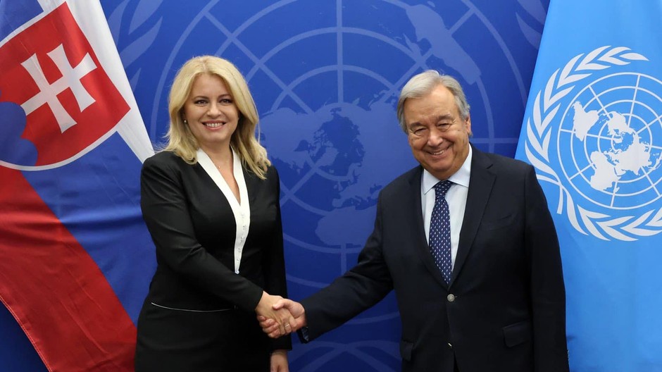 Zuzana Čaputová António Guterres OSN USA