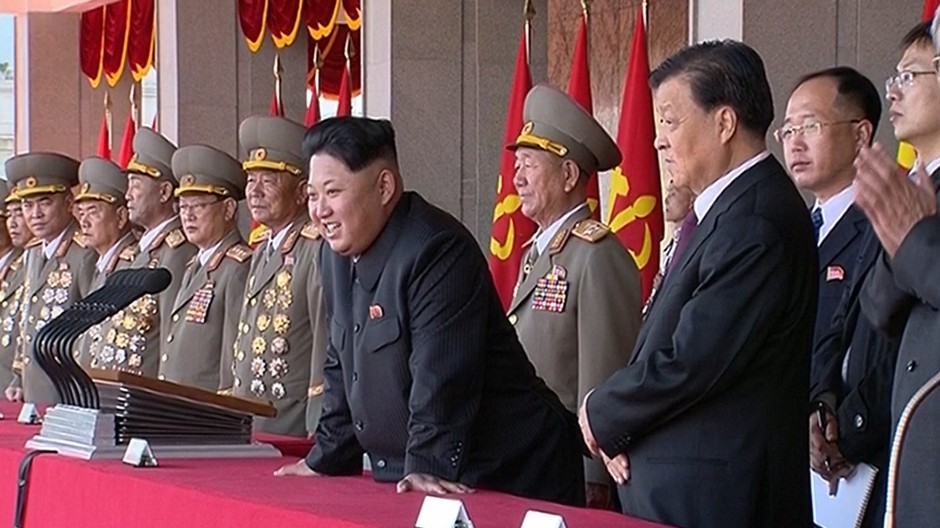 Kim Čong-Un oslavy 70. výročia založenia vládnucej strany