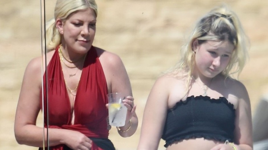 Tori Spelling s dcérou