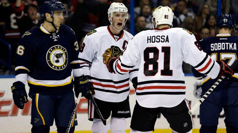 Hossa vs St. Louis