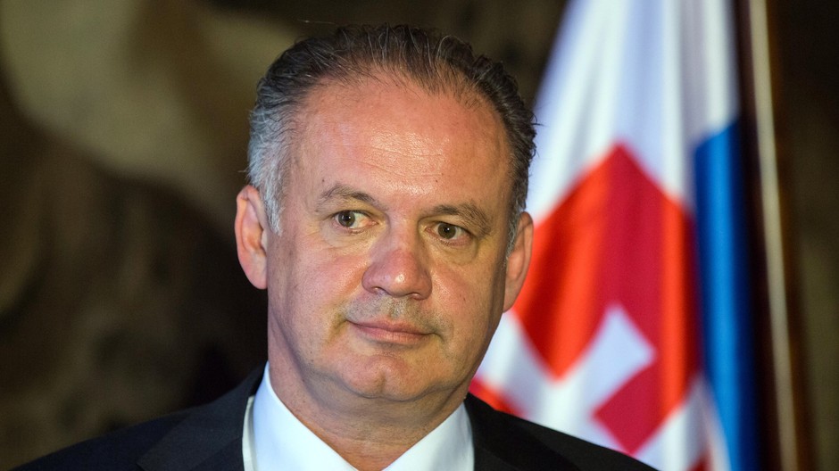 Andrej Kiska detail tváre
