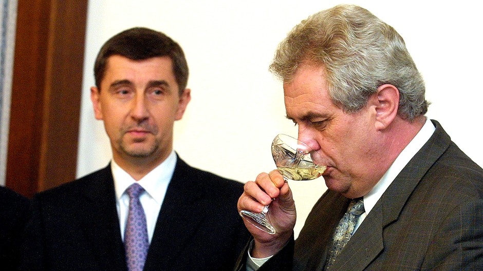 Andrej Babiš a Miloš Zeman