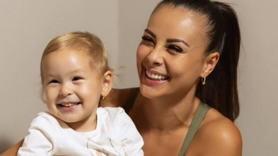 Monika Bagárová s dcérou